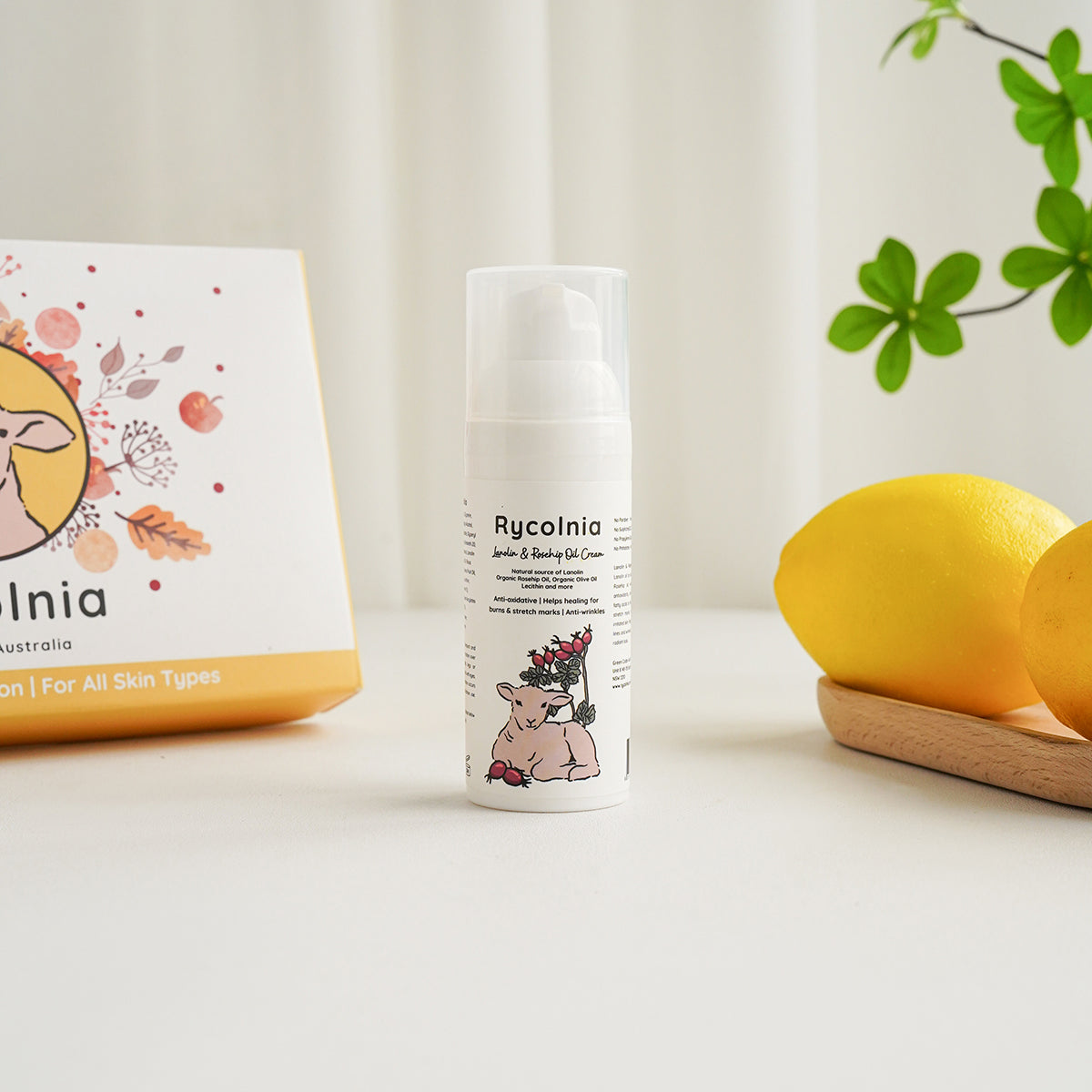 Rycolnia Lanolin & Rosehip Oil Cream 50g