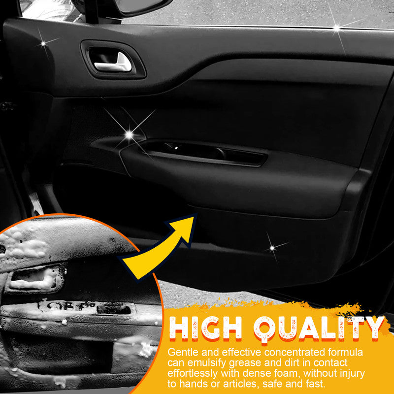 EELHOE Car Steering Wheel Foam Cleaner, Leather Seat Supplies, Decontamination, Multi-functional Interior Cleaner