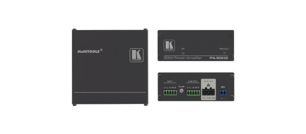 Kramer PA-50HZ Power Amplifier 50W RMS @70V/100V compact Hi-Z 70V/100V