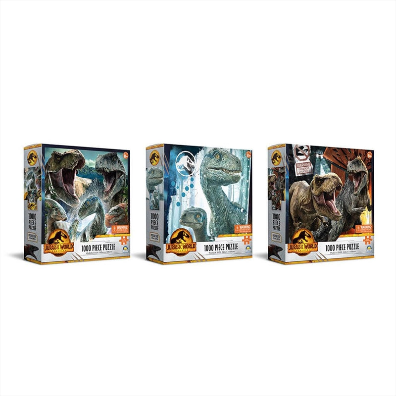 Jurassic World 3 1000 Piece Puzzel - Assorted (SENT AT RANDOM)
