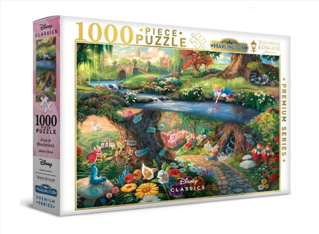 Harlington Thomas Kinkade Puzzles - Disney - Alice in Wonderland 1000pc