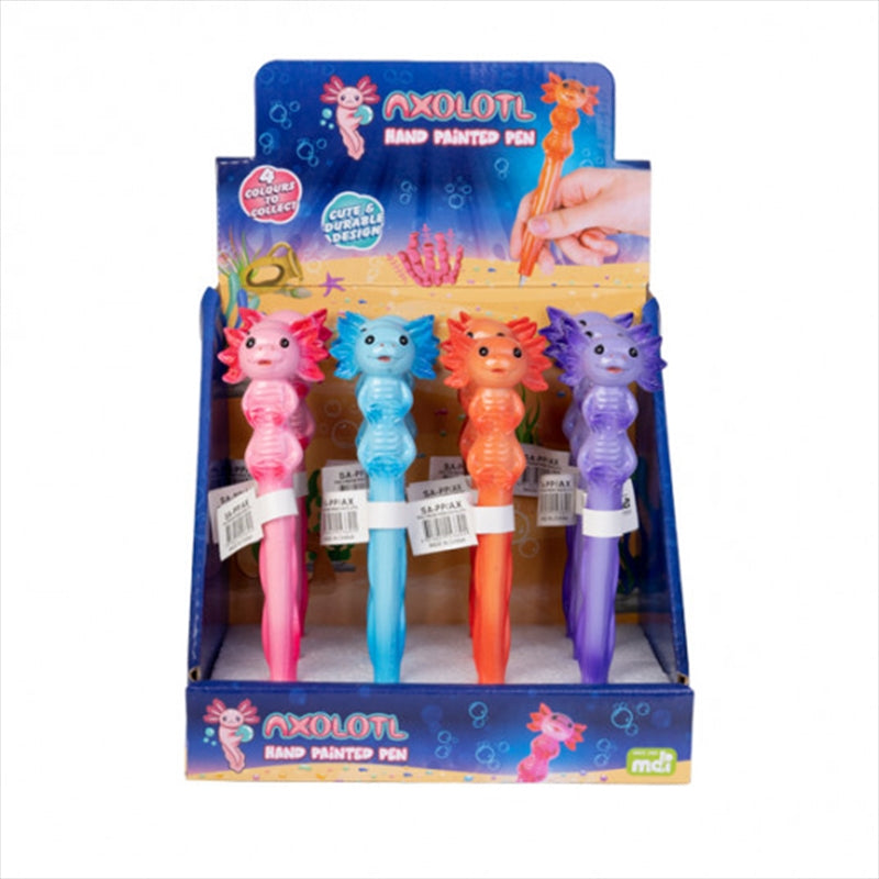 Polyresin Pens Axolotl
