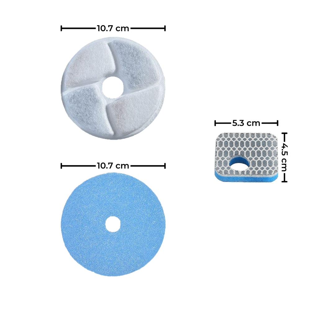 Floofi Pet Water Fountain 2L Filter 6Pcs Per Pack for 114-FT