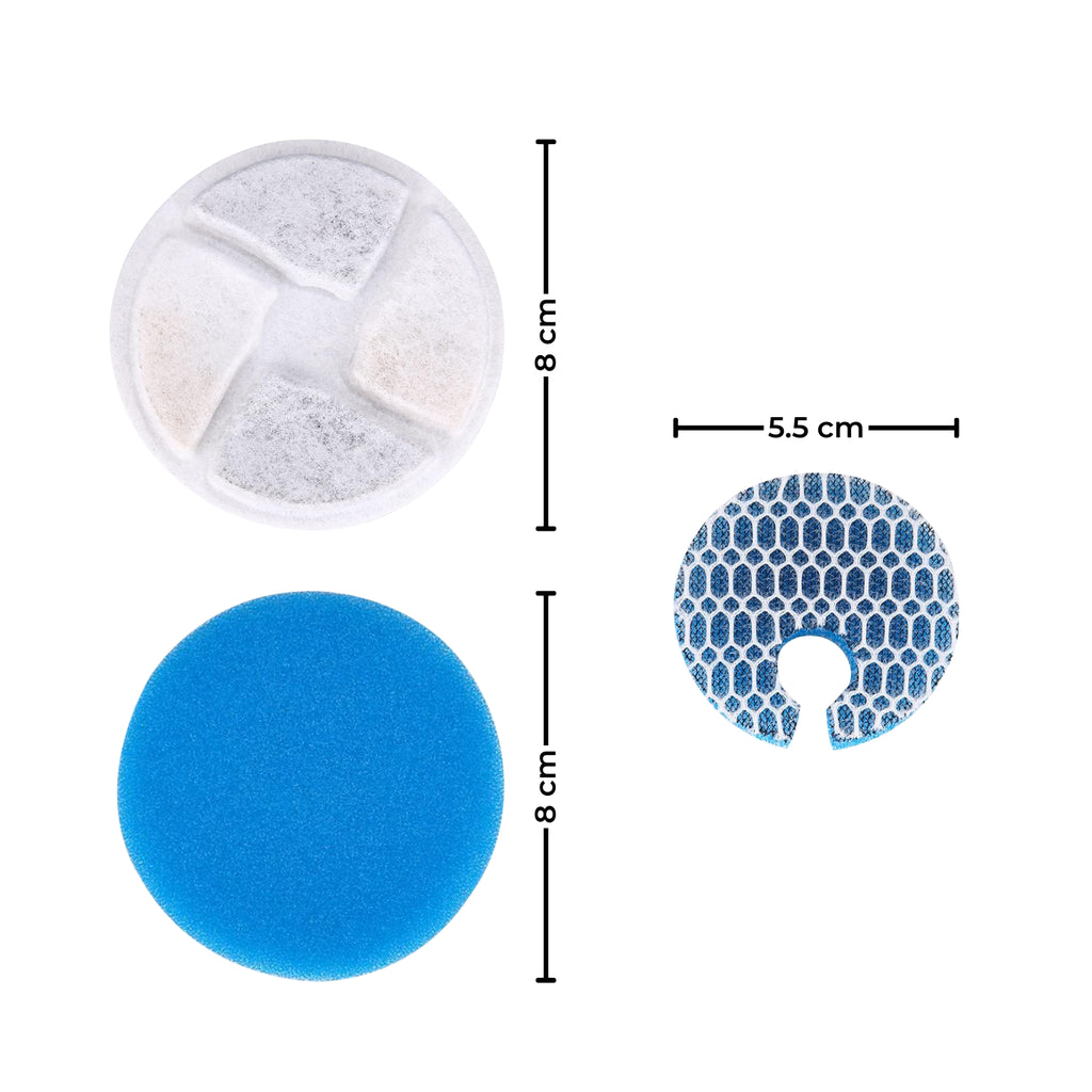 Floofi Pet Water Fountain 2L Filter 6Pcs Per Pack for 115-FT