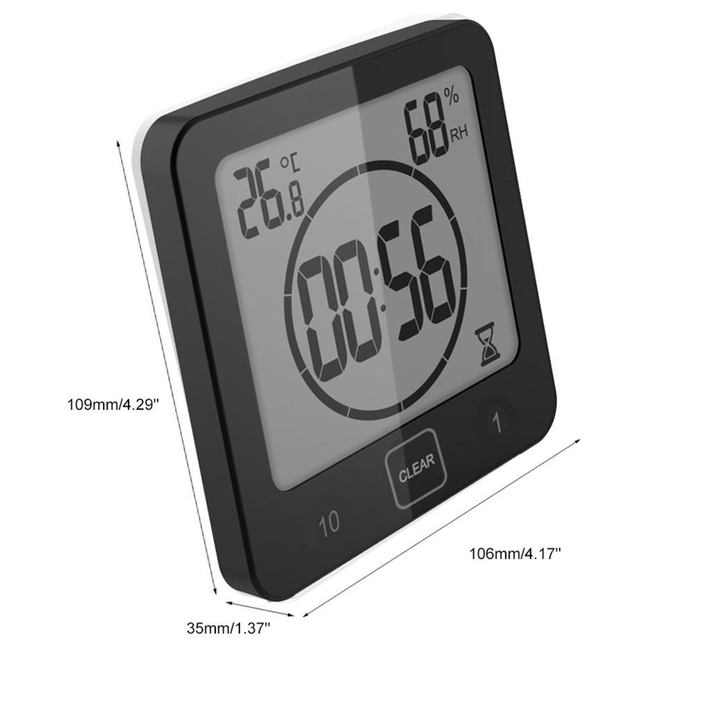 GOMINIMO Timer Shower Clock (Black)