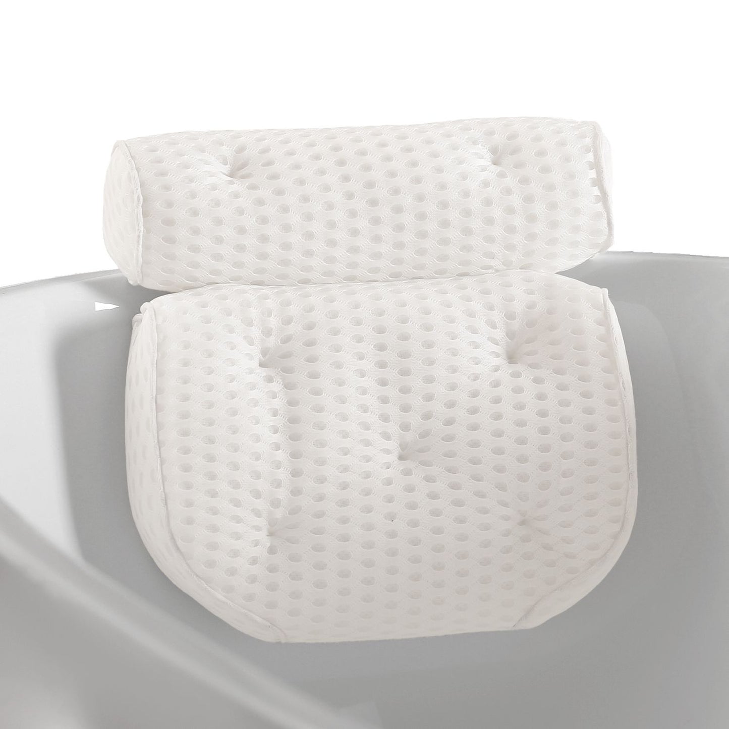 GOMINIMO Bathtub Spa Pillow with 4D Air Mesh and 7 Suction Cups