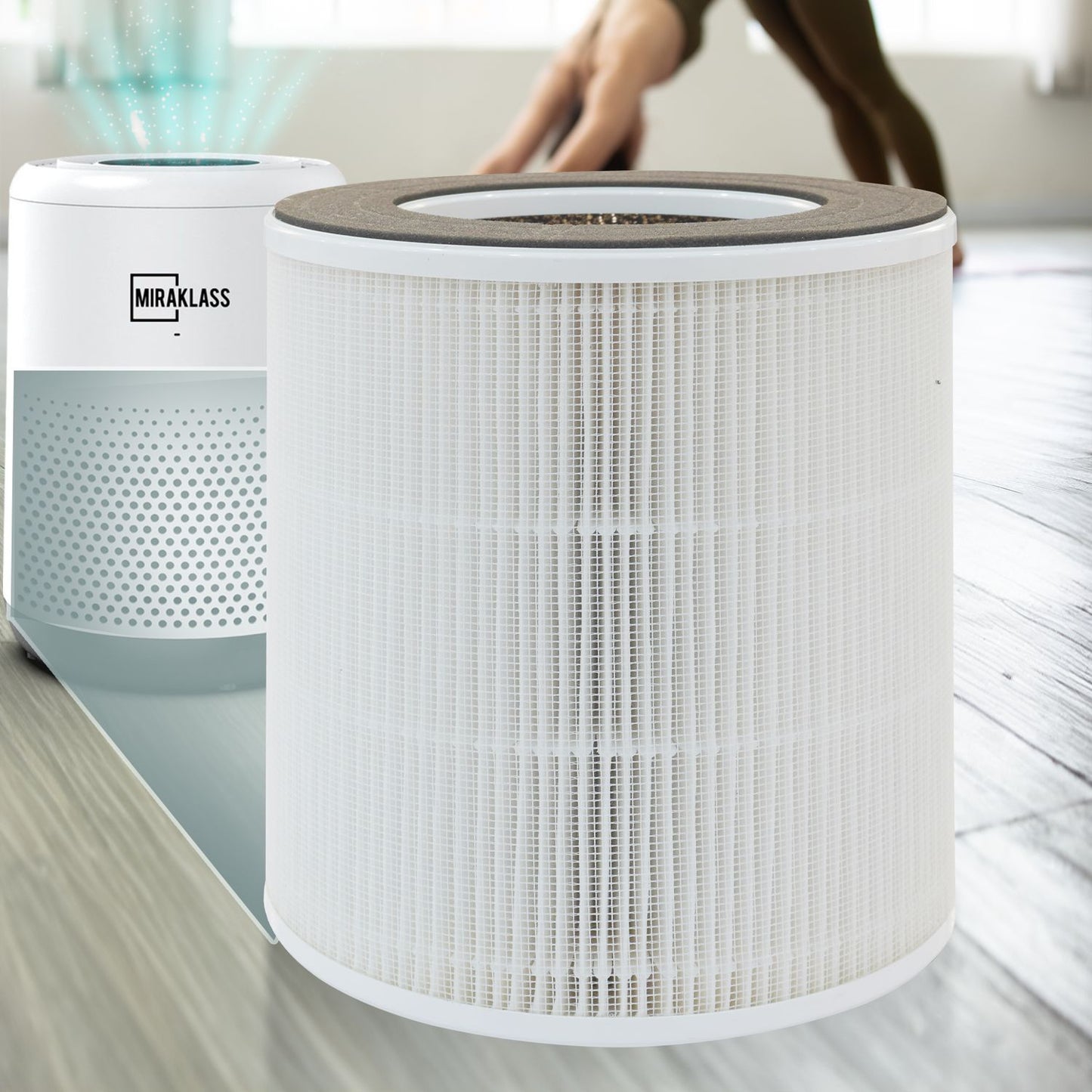 MIRAKLASS Air Purifier Filter For MK-KJ120C1-AWK