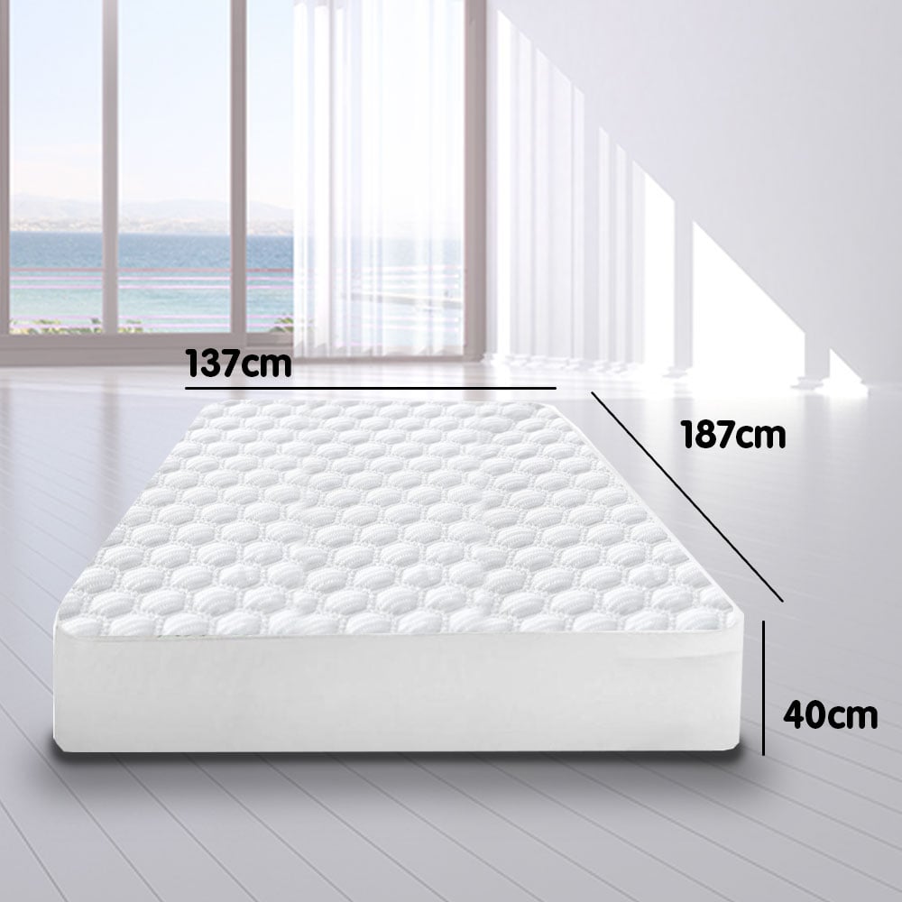 Laura Hill Luxury Cool Max Comfortable Fully Fitted Bed Mattress Protector King Single