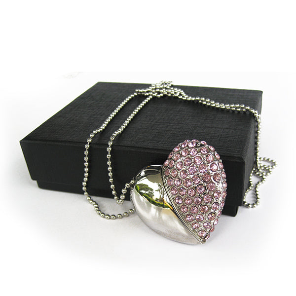 Heart Shape USB Pen Drive 16GB (Pink)