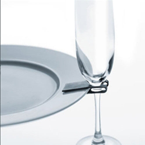 100 Wholesale Pack of Wine Glass Holder Plate Clip - Stand Up Function Buffet BBQ Picnic Party - Promotion Merchandise Expo Gift