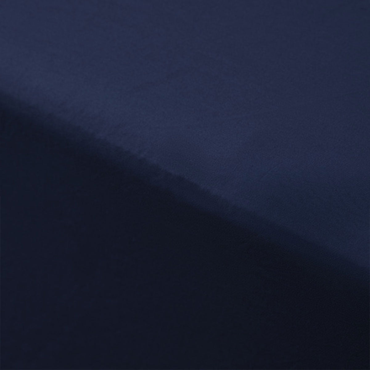 Accessorize 400TC Navy Bamboo Cotton Fitted Sheet 40cm Wall Single