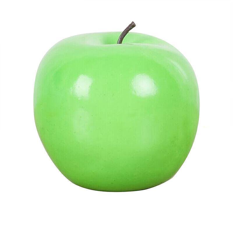 10 X Artificial Green Apples for Home Party Wedding & Shop Decor - Green