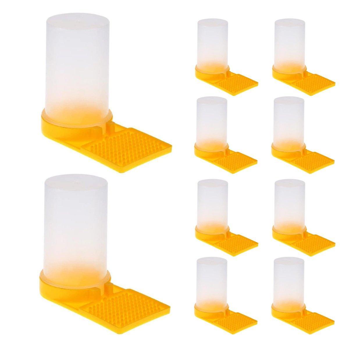 10PCS Beekeeping Tools Hive Entrance Feeder Bee Feeding Trough Beehive Door Tool