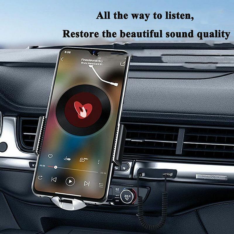 Wireless Bluetooth 5.0 Receiver Dongle Car Aux 3.5Mm Adapter Cable