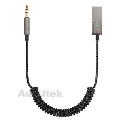 Wireless Bluetooth 5.0 Receiver Dongle Car Aux 3.5Mm Adapter Cable