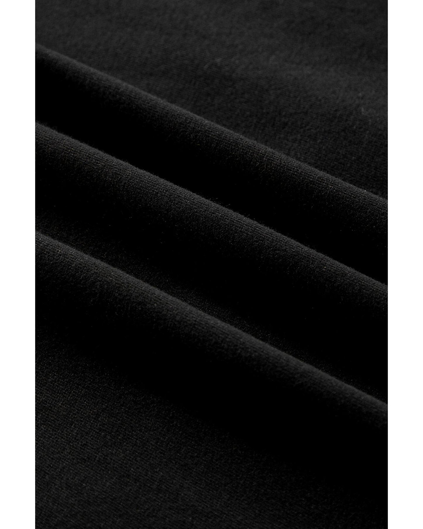 Black Fleece Lined Half Zipper Kangaroo Pockets Loose Hoodie - XL