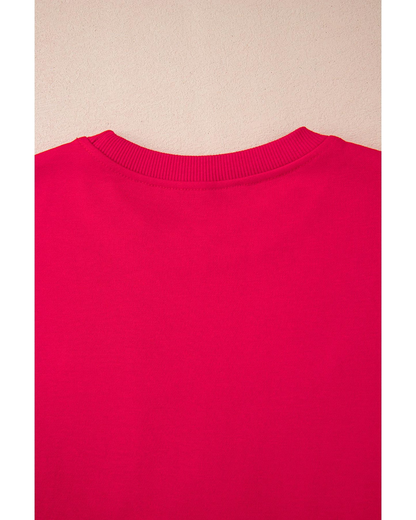 Fiery Red Christmas Santa Baby Tinsel Graphic Sweatshirt - 2XL