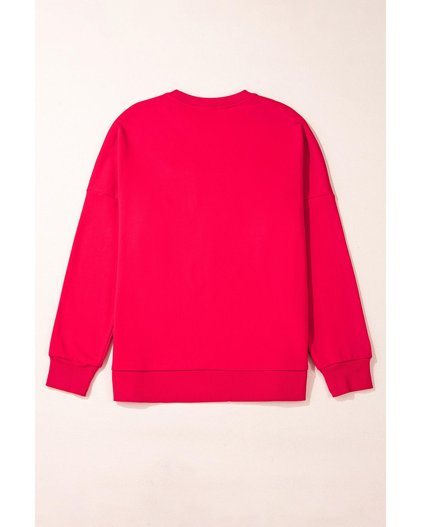 Fiery Red Christmas Santa Baby Tinsel Graphic Sweatshirt - 2XL