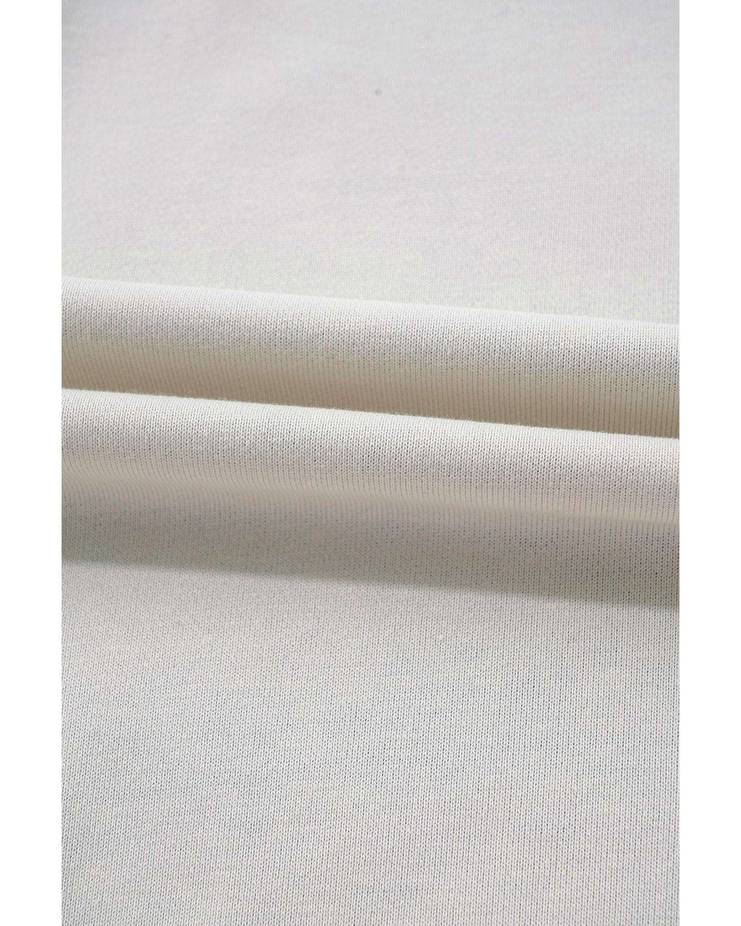Sky Blue Ribbed Detail Color Block Sleeve Baggy Sweatshirt - M