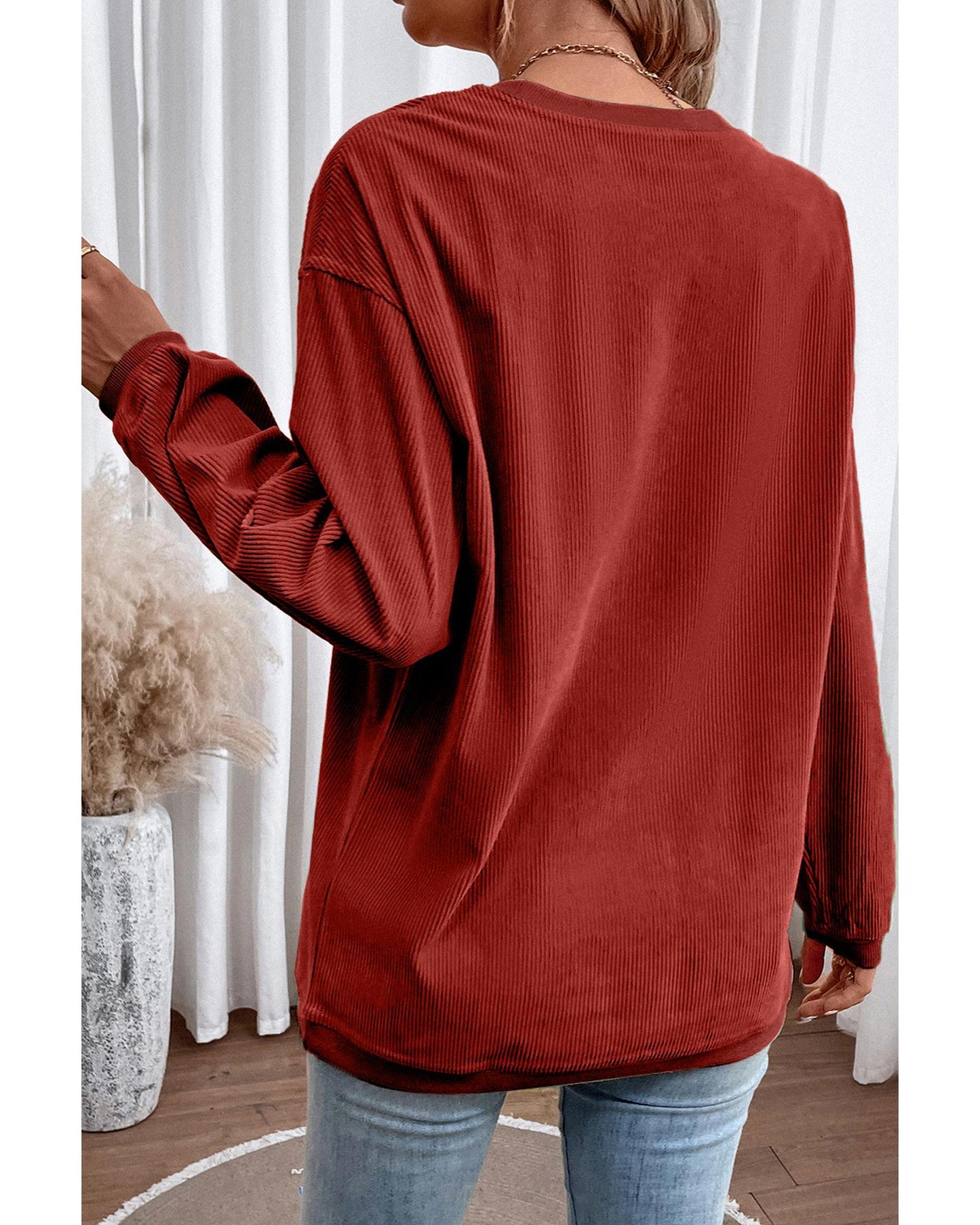 Racing Red MERRY Graphic Corded Christmas Sweatshirt - 2XL