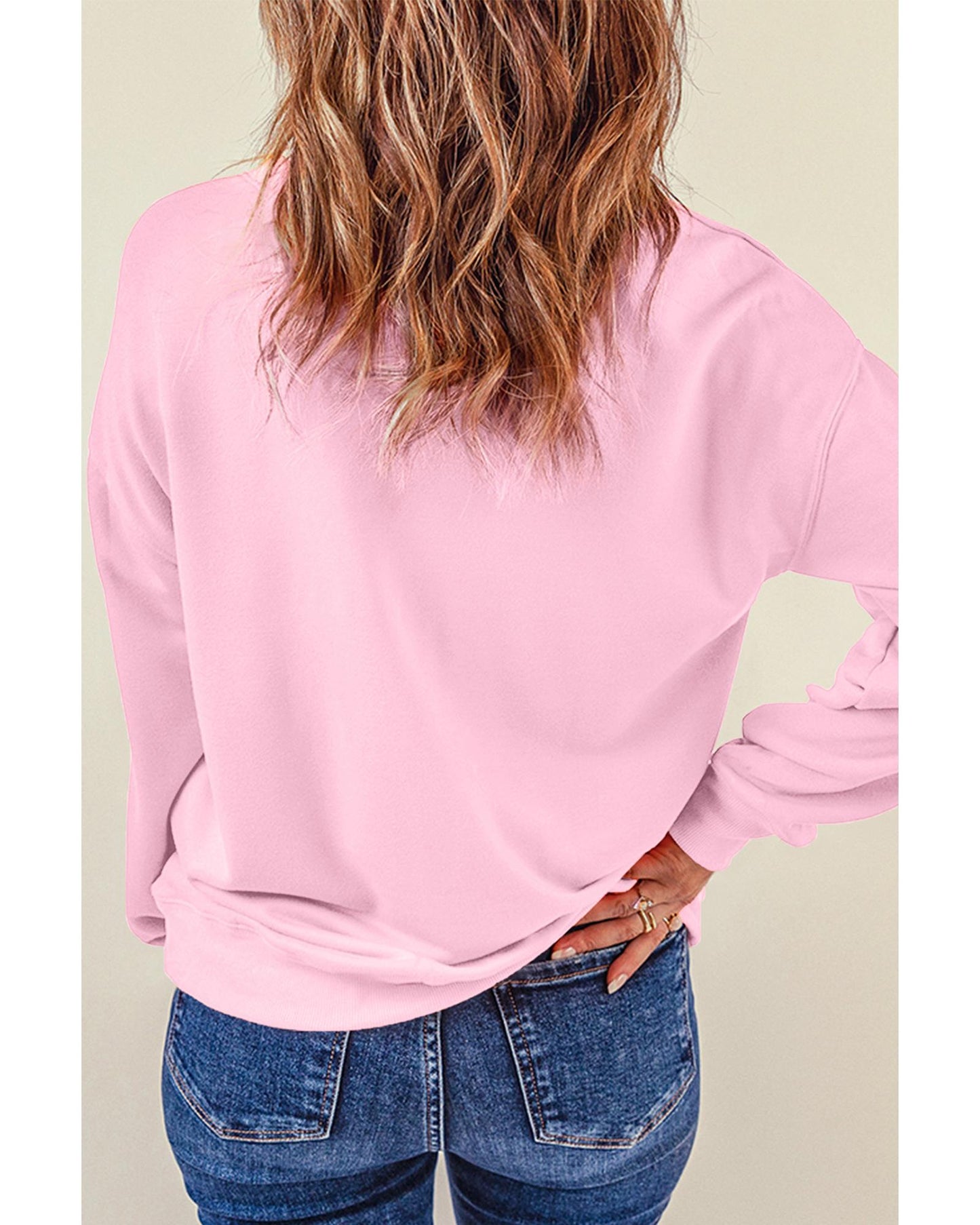 Pink Christmas Nutcracker Graphic Pullover Sweatshirt - 2XL