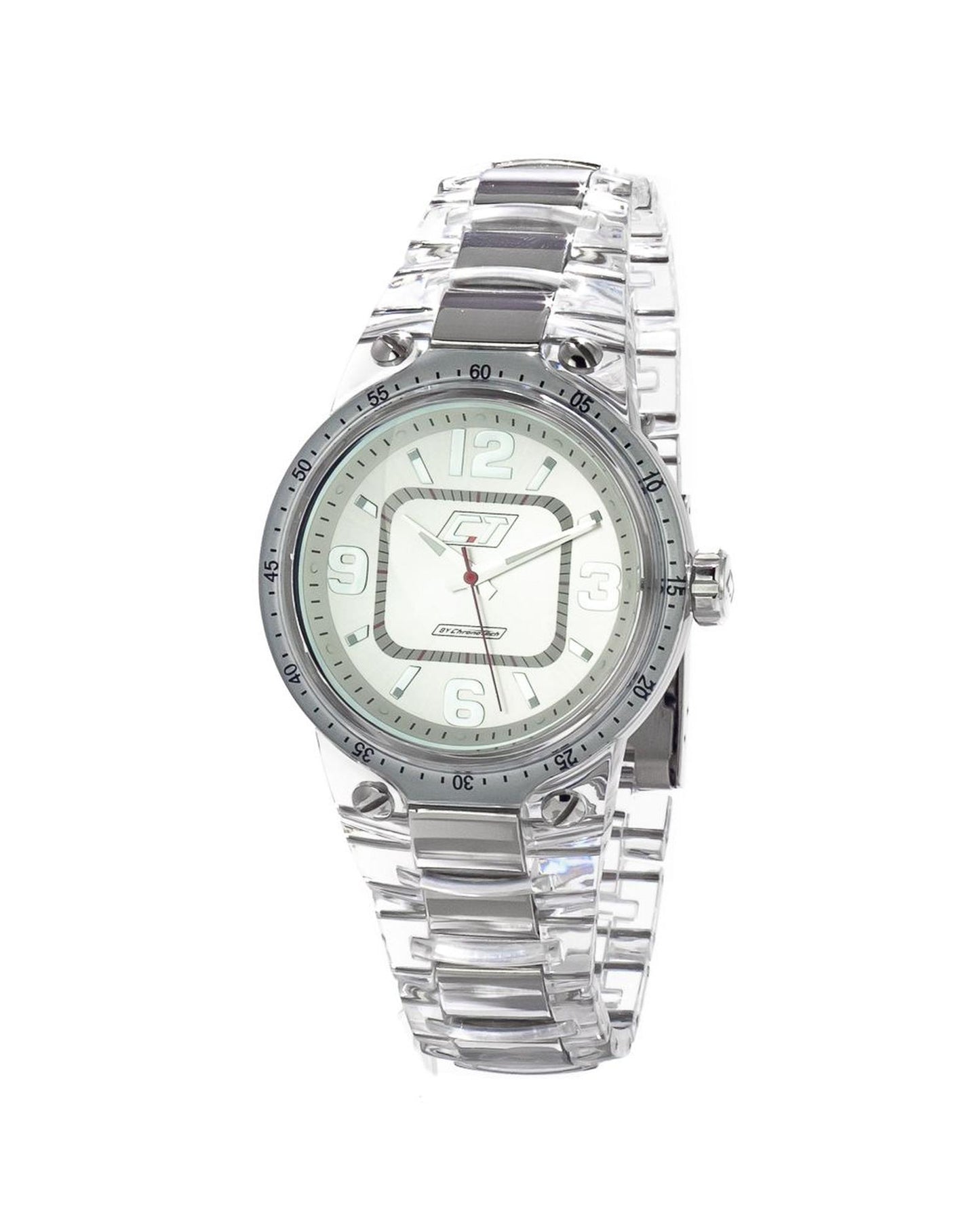 Chronotech Men's Transparent Polycarbonate Watch - One Size