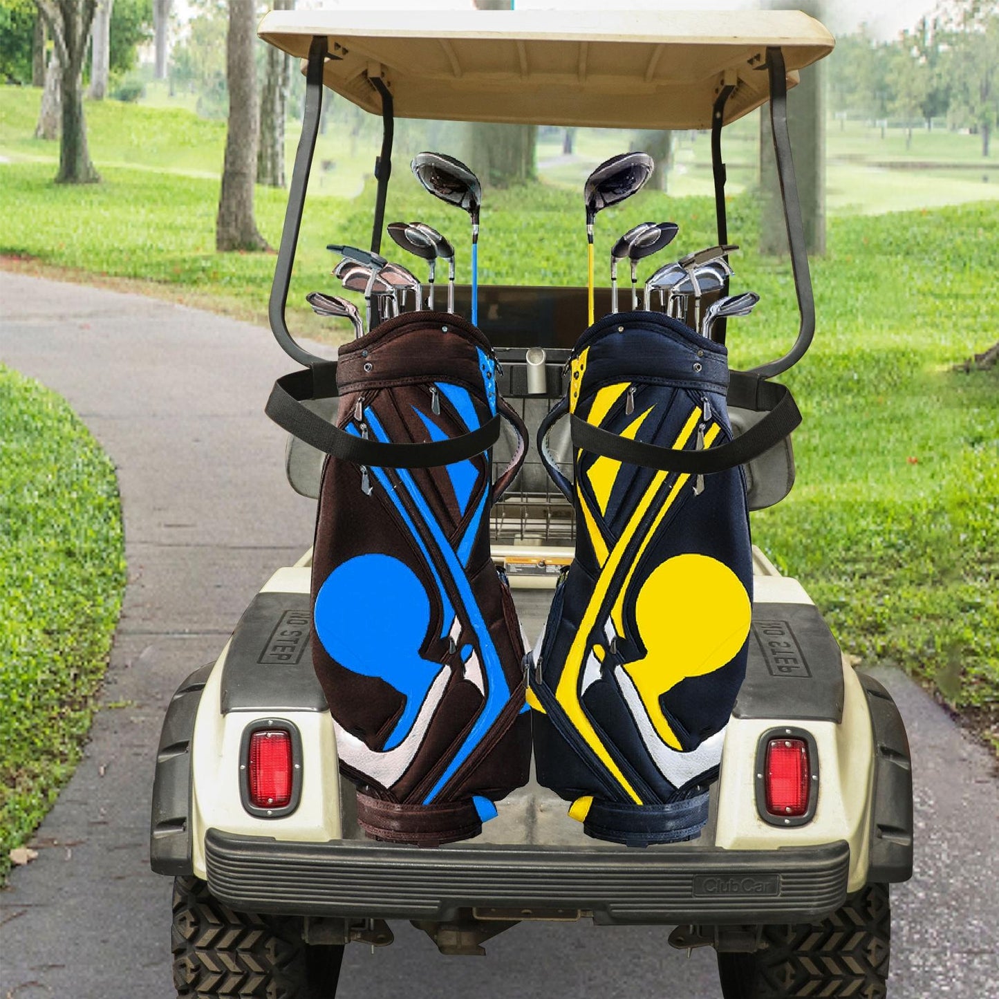 Electric Golf Cart Ball Bag Holder For Club Car Ds Tour Accessories