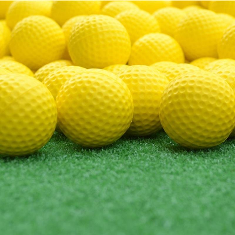 Set Of 10 Rubber Indoor Golf Balls