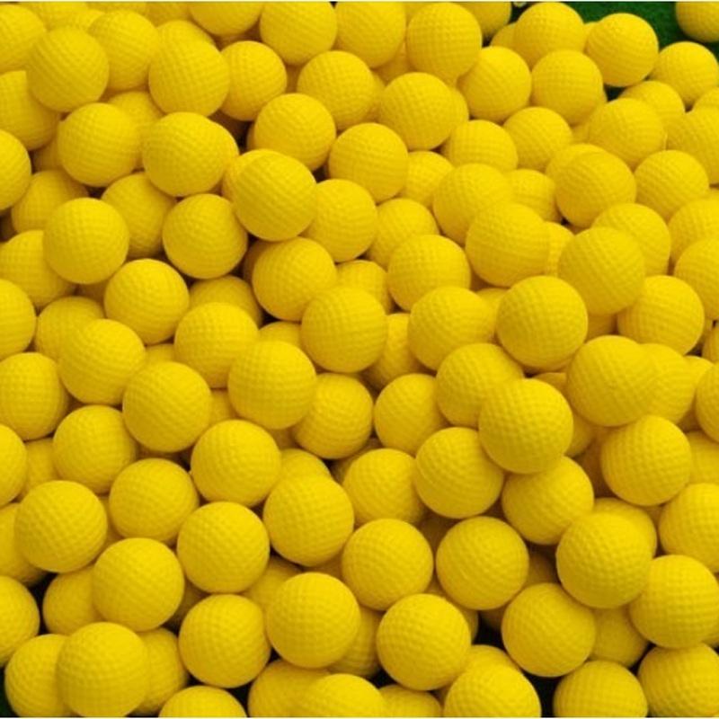 Set Of 10 Rubber Indoor Golf Balls