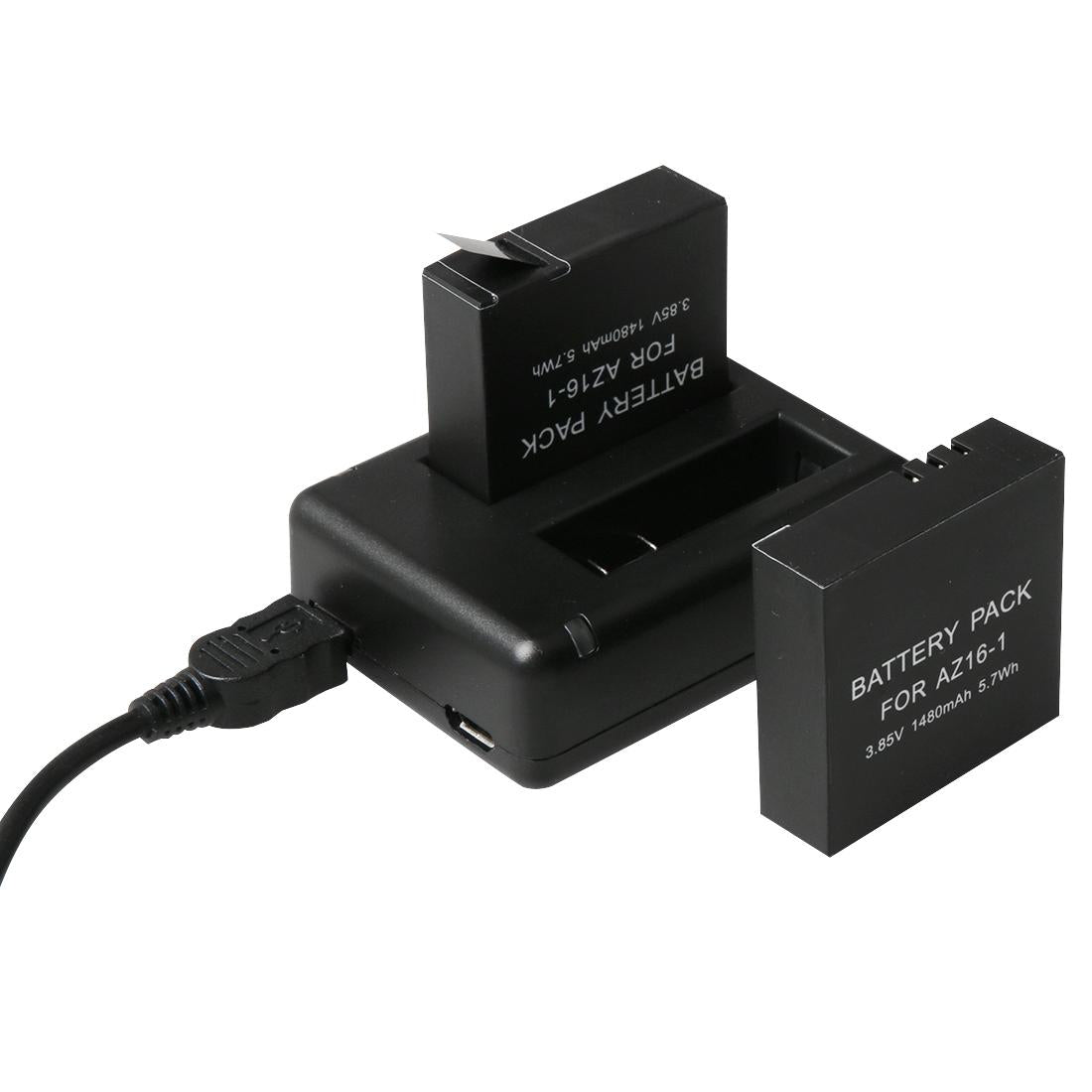 Usb Dual Battery Charger for Xiaomi Xiaoyi Ii 4k Camera
