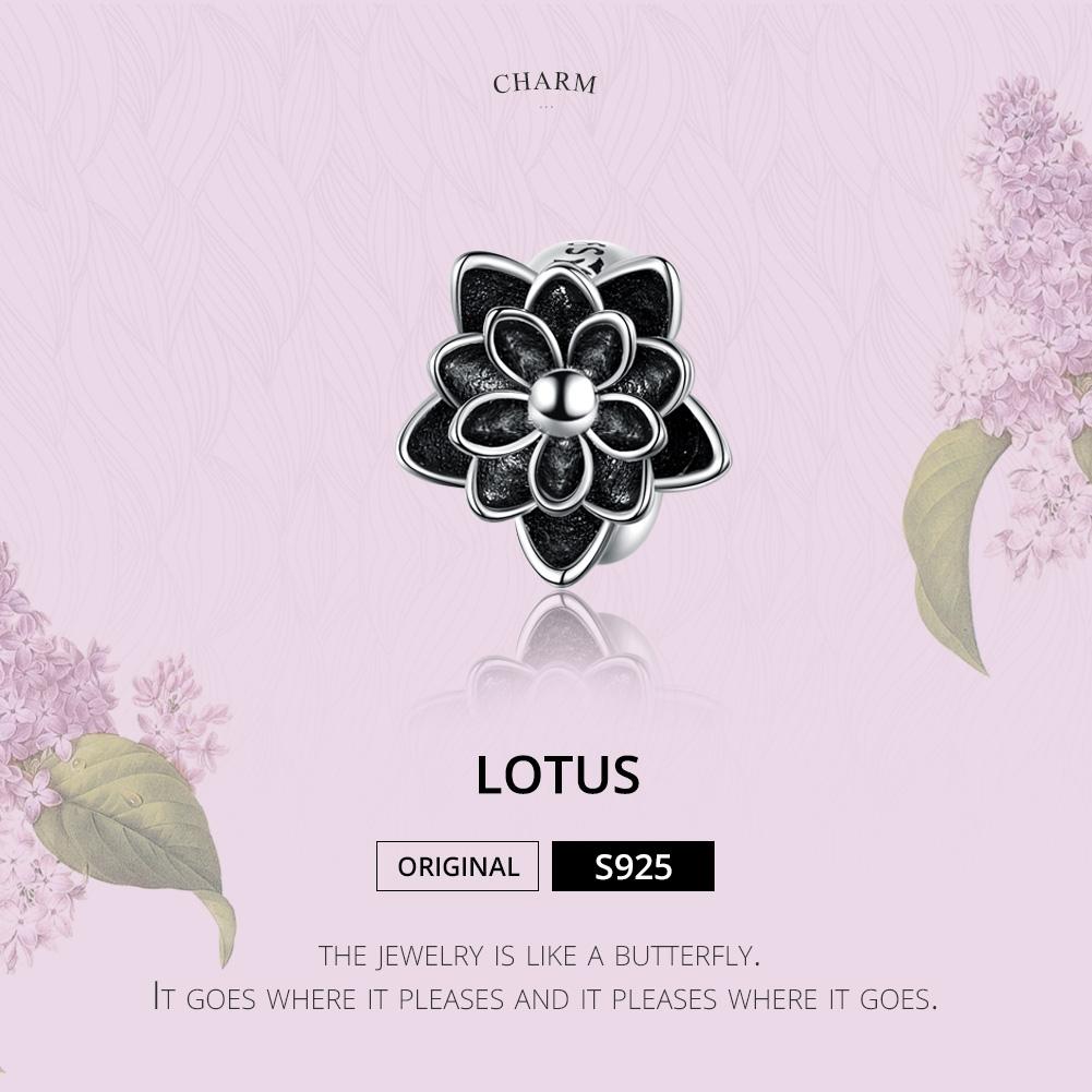925 Sterling Silver Beaded Bracelet With Lotus Beads