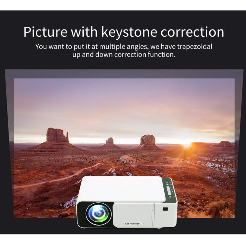 Smart Projector With 100 Ansi Lumens 800X400 Resolution Hdmi / Sd / Usb / Audio Support