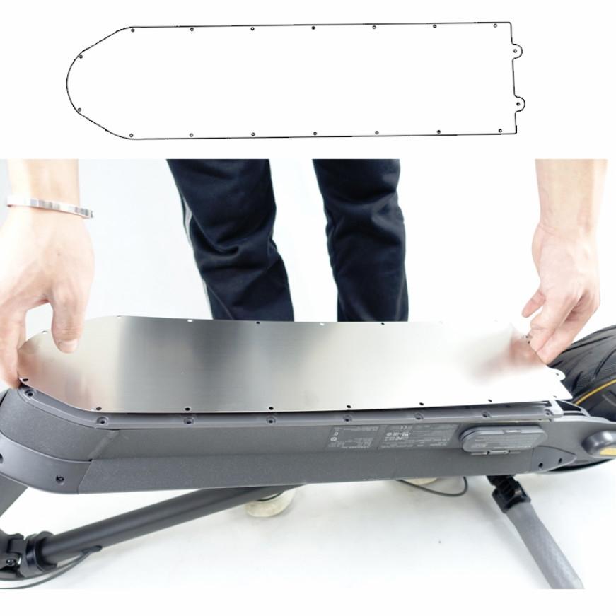 Stainless Steel Scooter Chassis Cover for Xiaomi M365 - Waterproof Protection