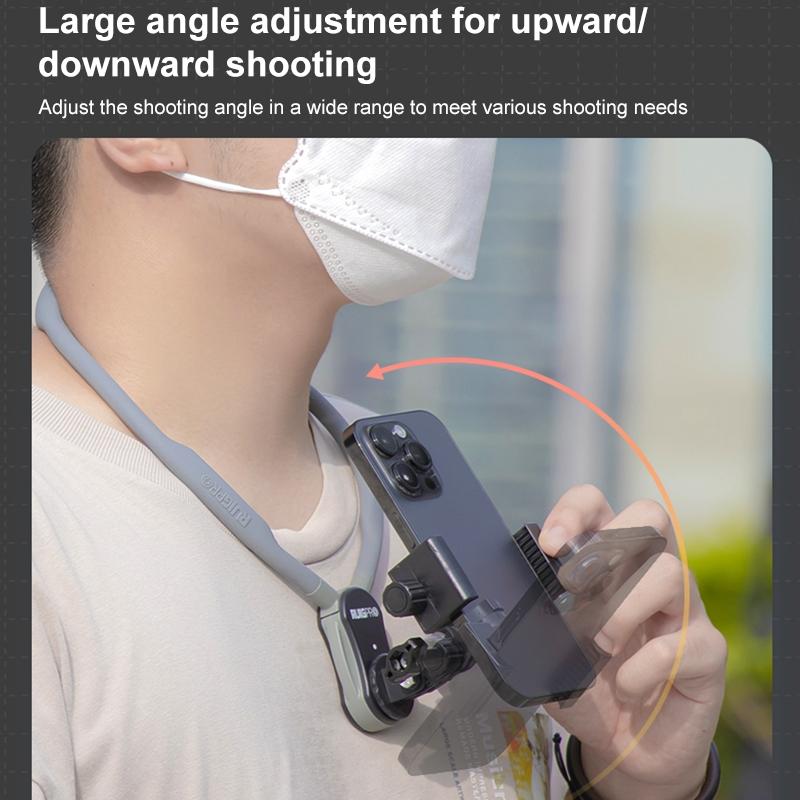 Flexible Neck Mount for Pov Viewing with Strap - Standard With Strap