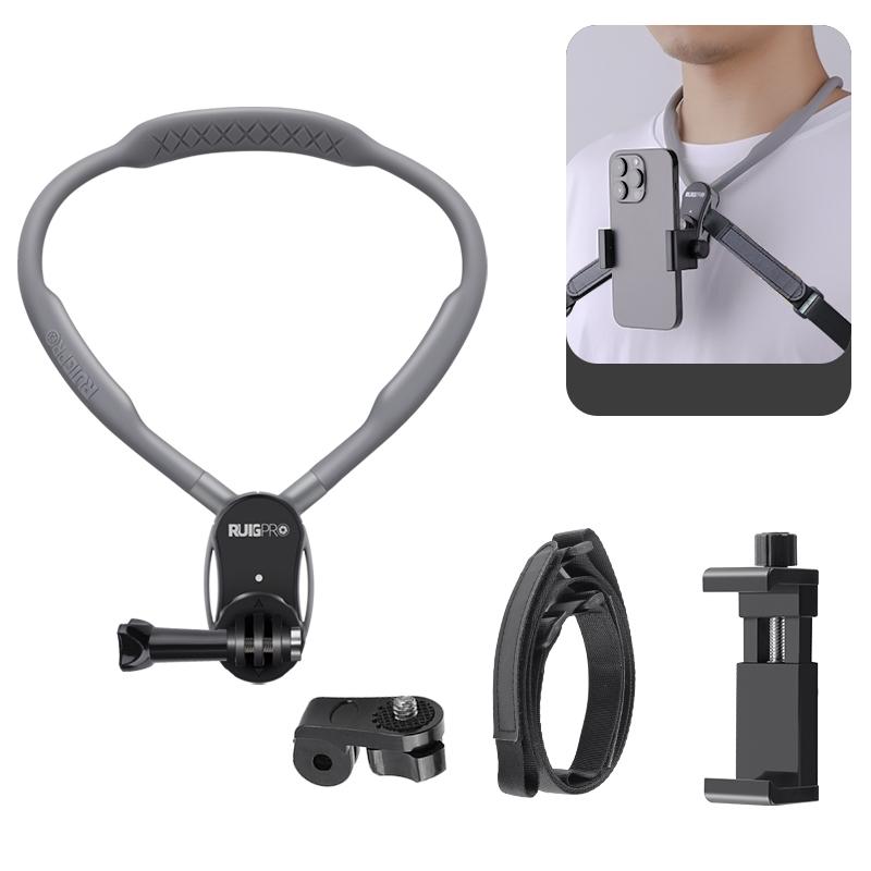Flexible Neck Mount for Pov Viewing with Strap - Standard With Strap