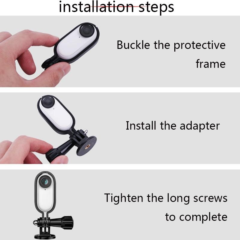 Insta360 Go Metal Frame with 1 / 4 Adapter and Screw