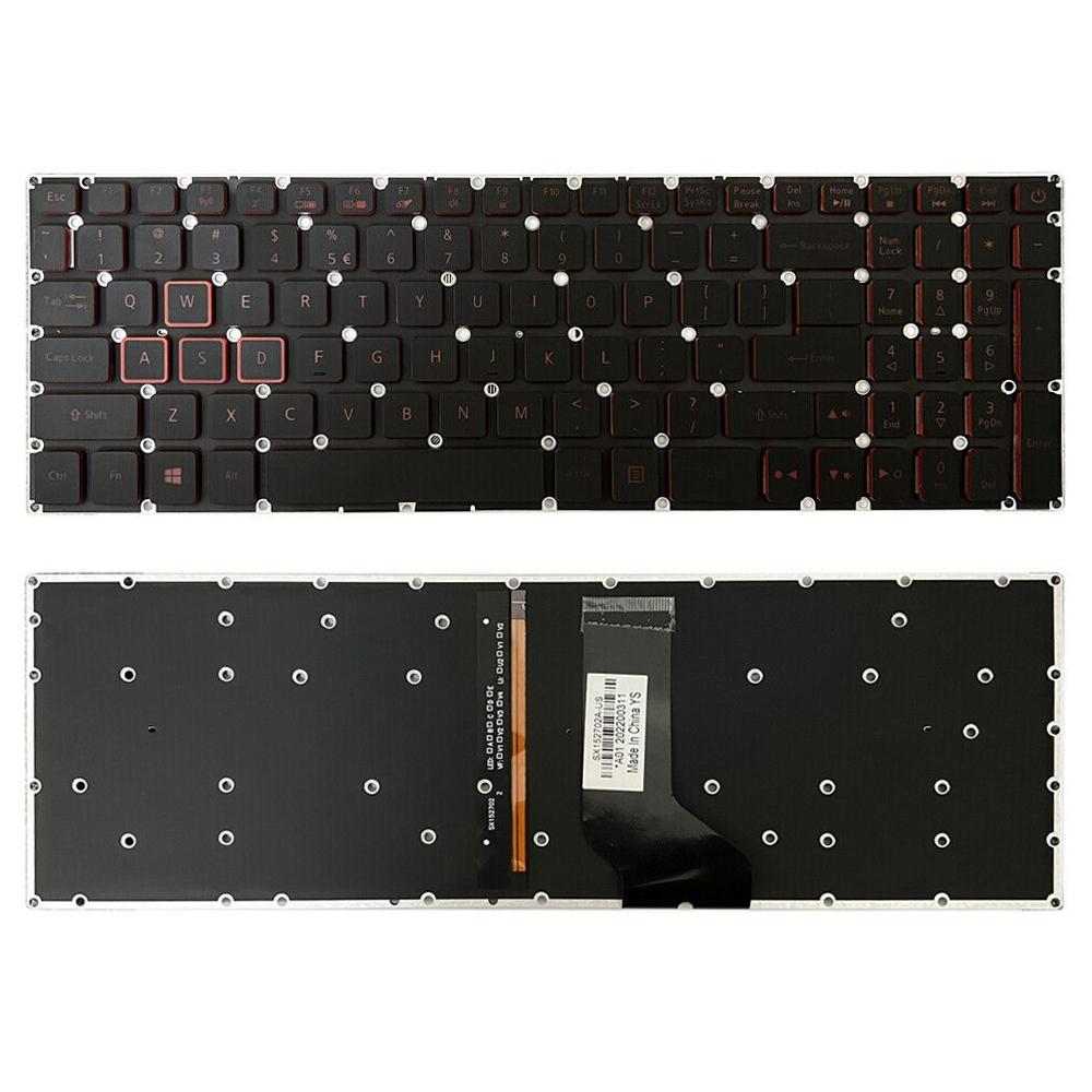 Red Backlit Laptop Keyboard - us Version - For Acer Nitro 5 An515-41