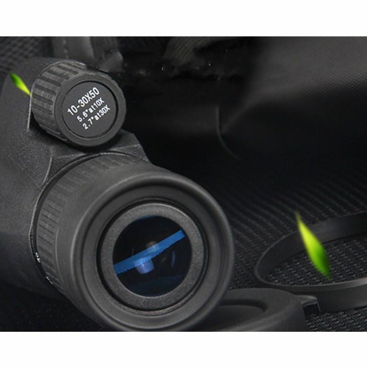 High Magnification Hd Telescope - 10-30x50 Continuous Zoom