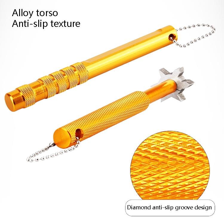 Flat Knife Golf Club Groove Cleaner - For A Clean Face