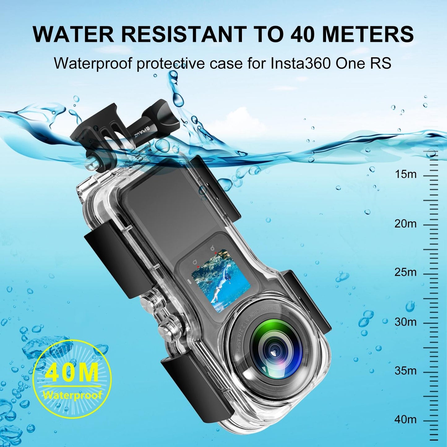 Insta360 one r 360 Edition Waterproof Housing - 40m