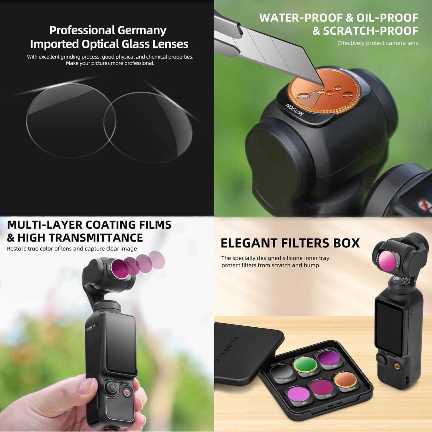 Dji Pocket 3 Camera Lens Filter - Mcuv