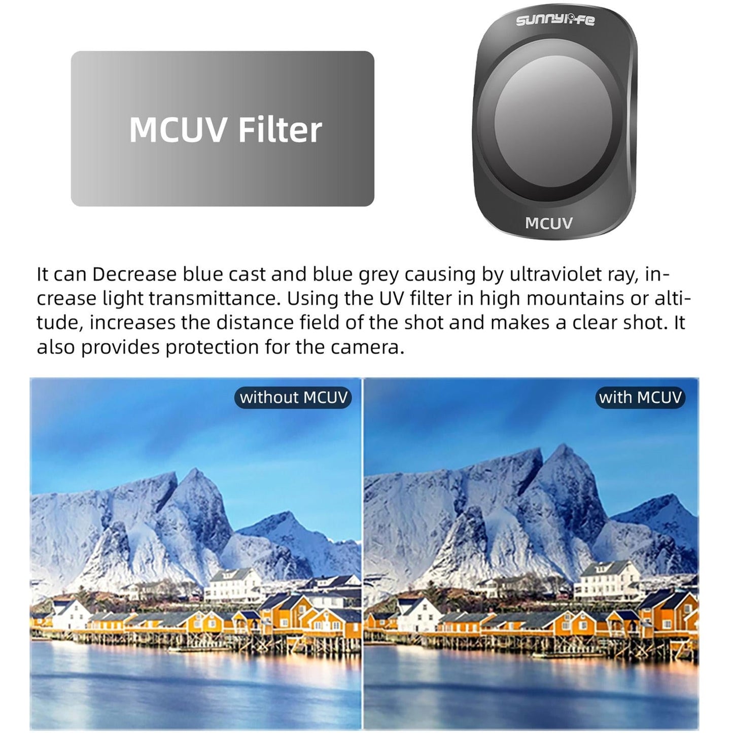 Dji Pocket 3 Camera Lens Filter - Mcuv
