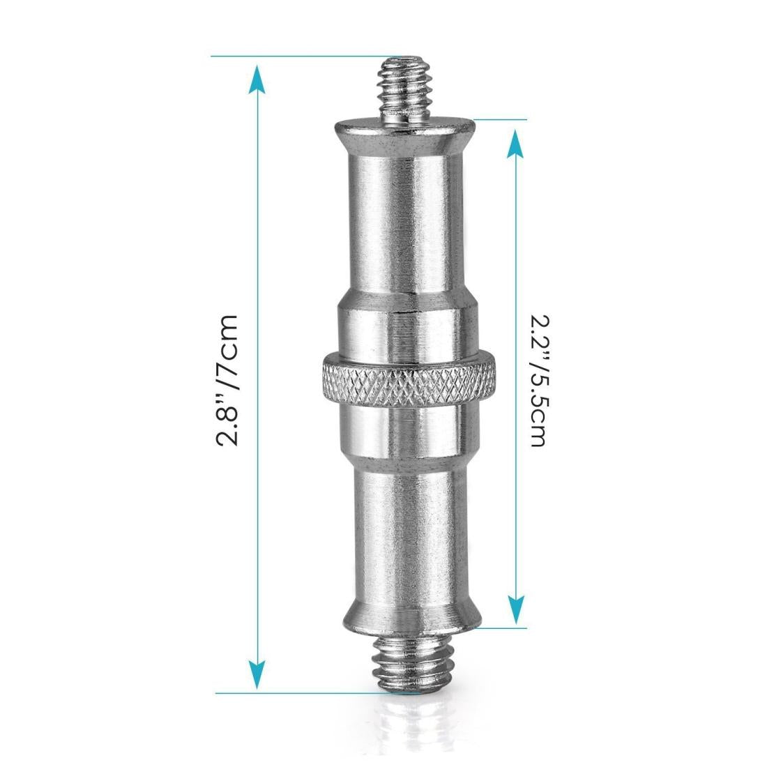 Aluminum Flash Light Bracket Adapter - 1 / 4 To 3 / 8 Screw Thread