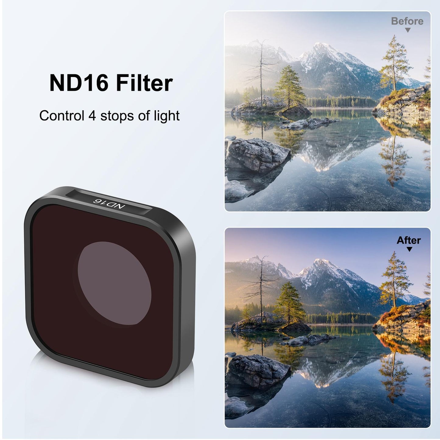 Universal Action Camera Lens Filter for Gopro Hero Models