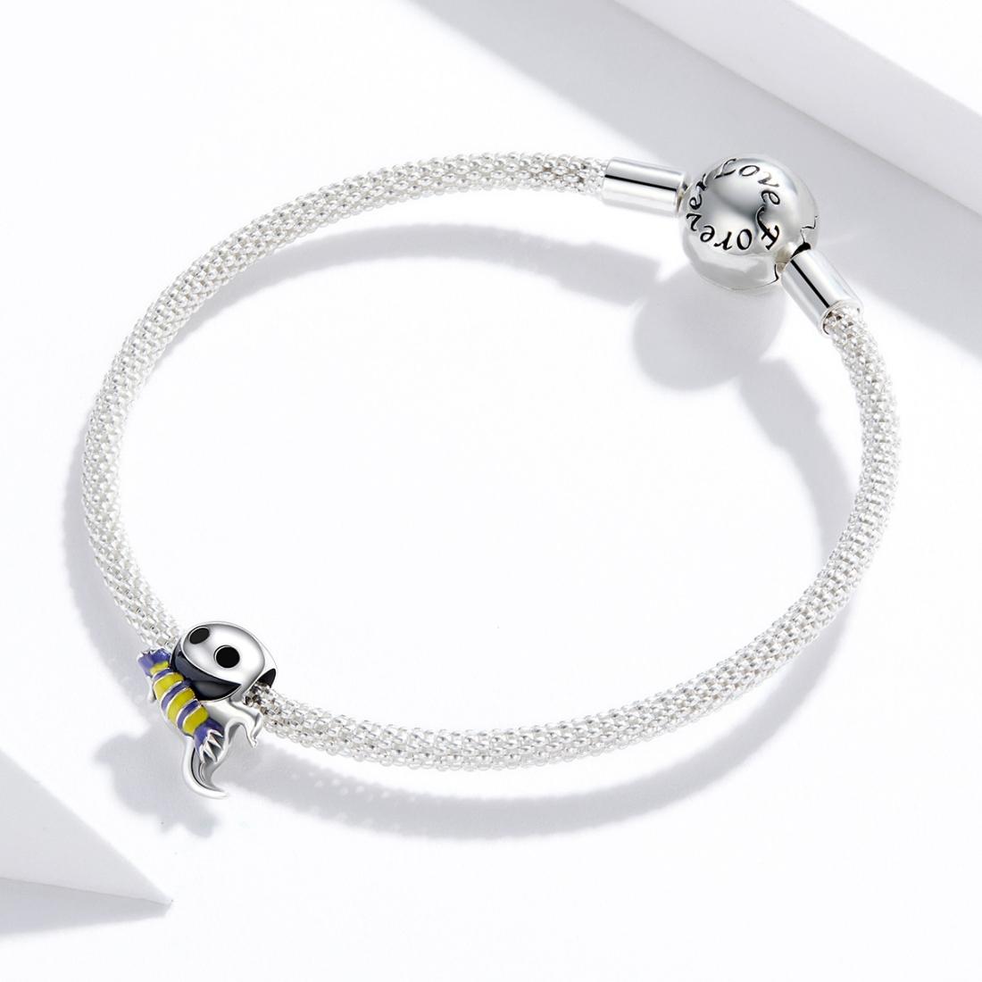 925 Sterling Silver Ghost Bead Bracelet & Necklace Set