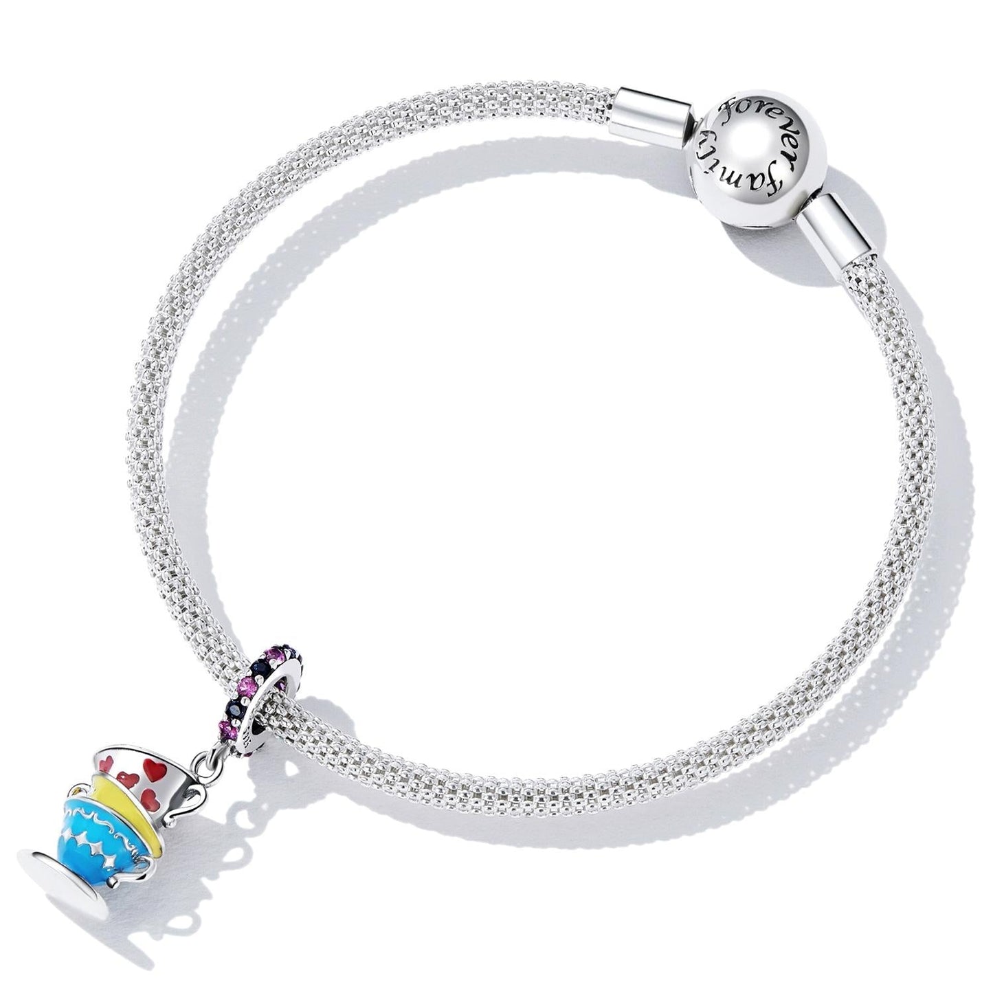 925 Sterling Silver Magic Cup Pendant For Diy Bracelets & Necklaces