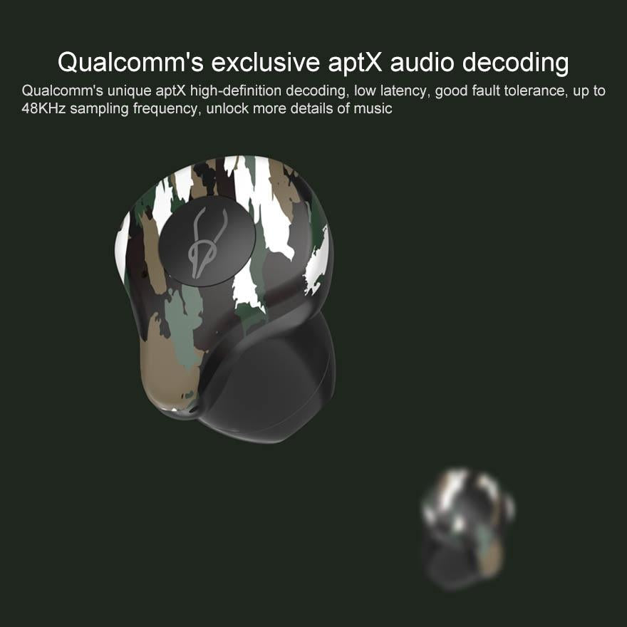 Waterproof Wireless Bluetooth Earphones with Charging Box - X12 Ultra- Sahara Camo