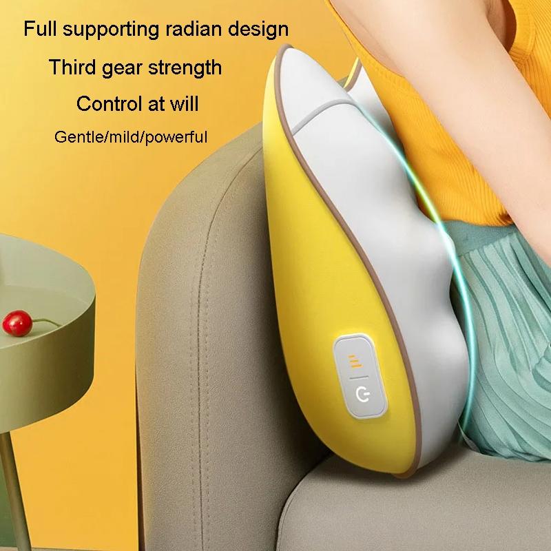 Portable Lumbar And Neck Massager For Car Gray Charging Model - Charging Model Gray