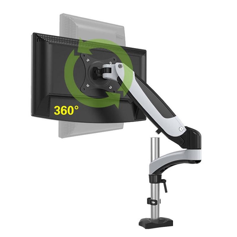 Adjustable Desktop Monitor Stand - Rotating