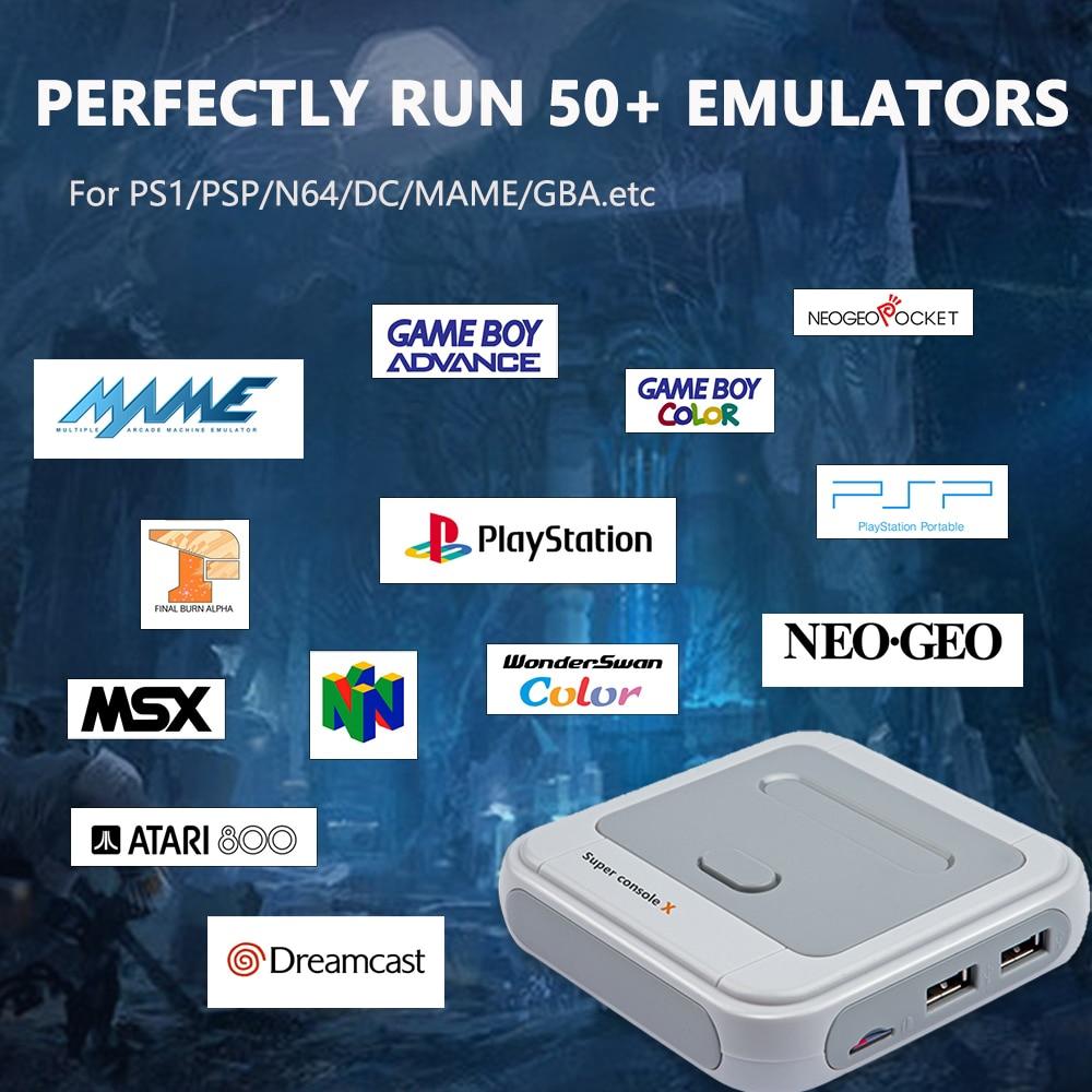 Wireless 4K Hd 3D Double Game Console - Super Console X 128G With 40000 Games - 128G